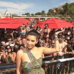 Kim Kardashian in Las Vegas at Wet Republic opening