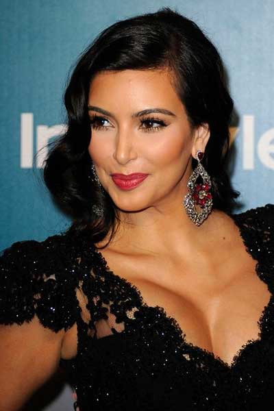 Kim Kardashian 2012 Golgen Globe after party