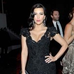 Kim Kardashian at Weinstein Company in 2012 after party