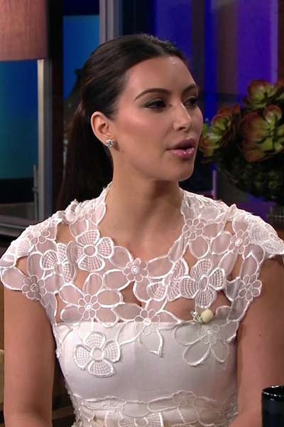 Kim K at Jay Leno show