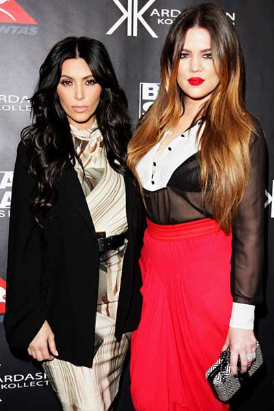 Kim and Khole Kardashian