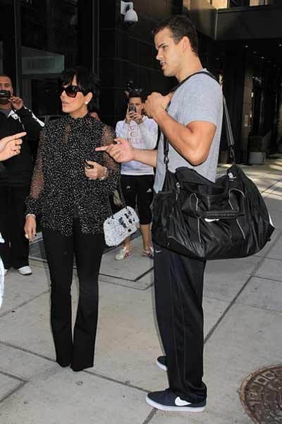 Kris Humphries and Kris Jenner